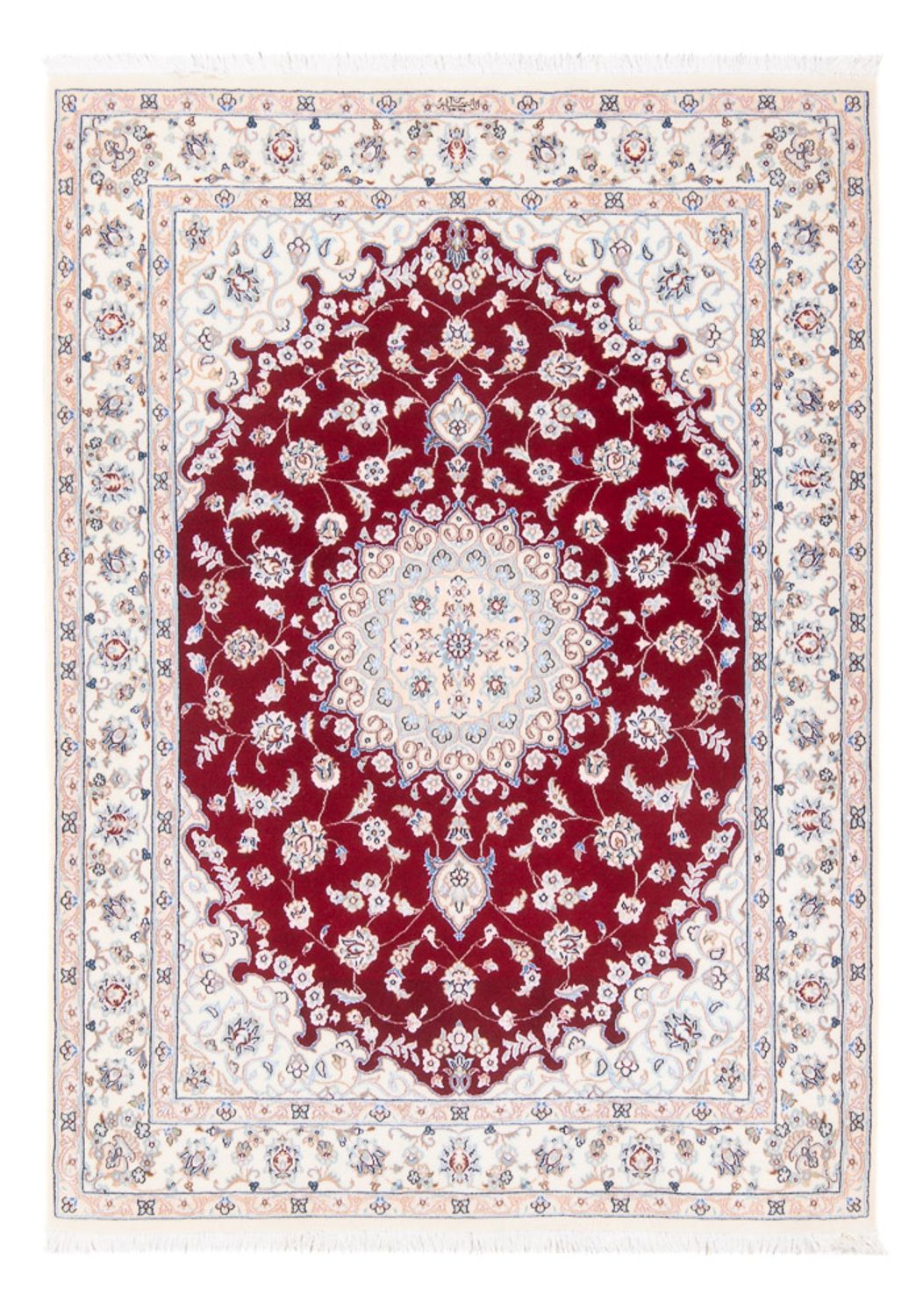 Perserteppich - Nain - Premium - 154 x 108 cm - rot