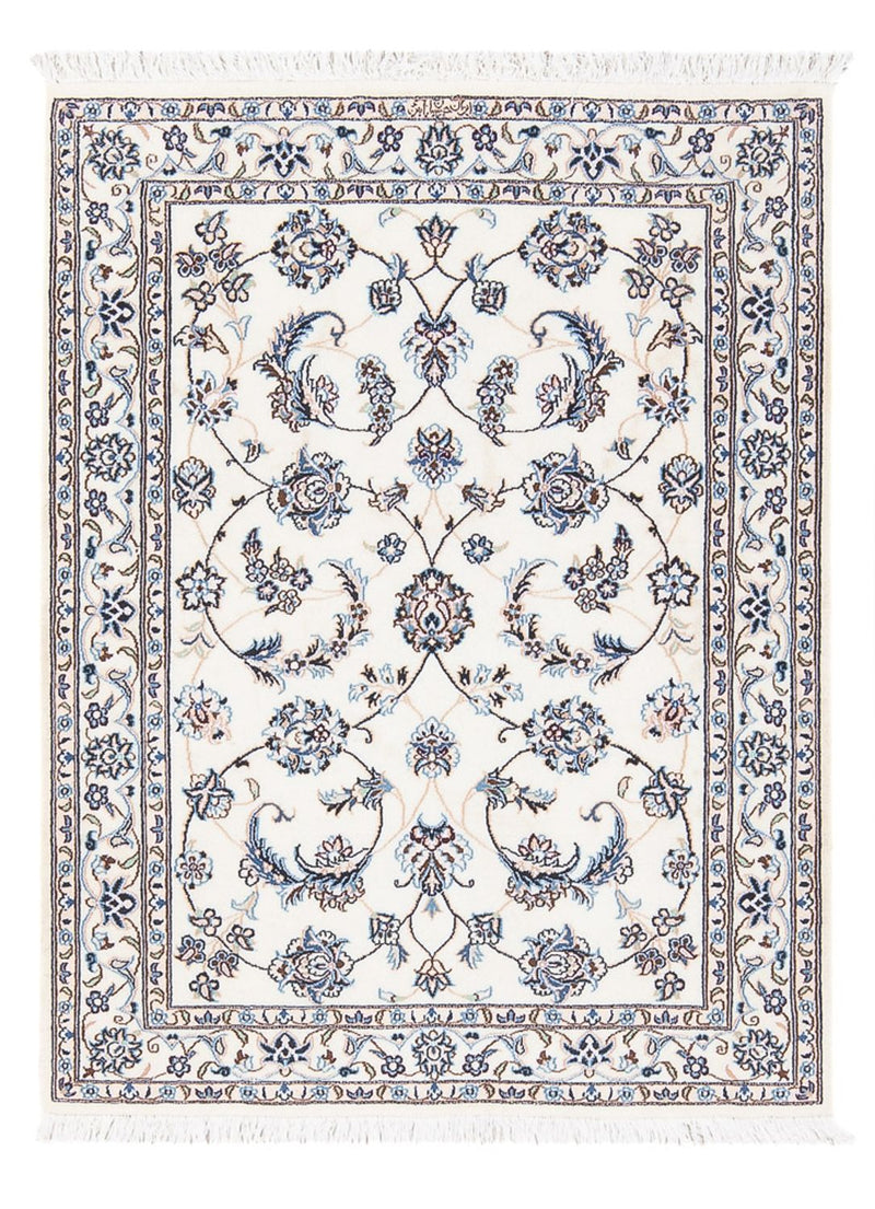 Perserteppich - Nain - Premium - 101 x 71 cm - creme