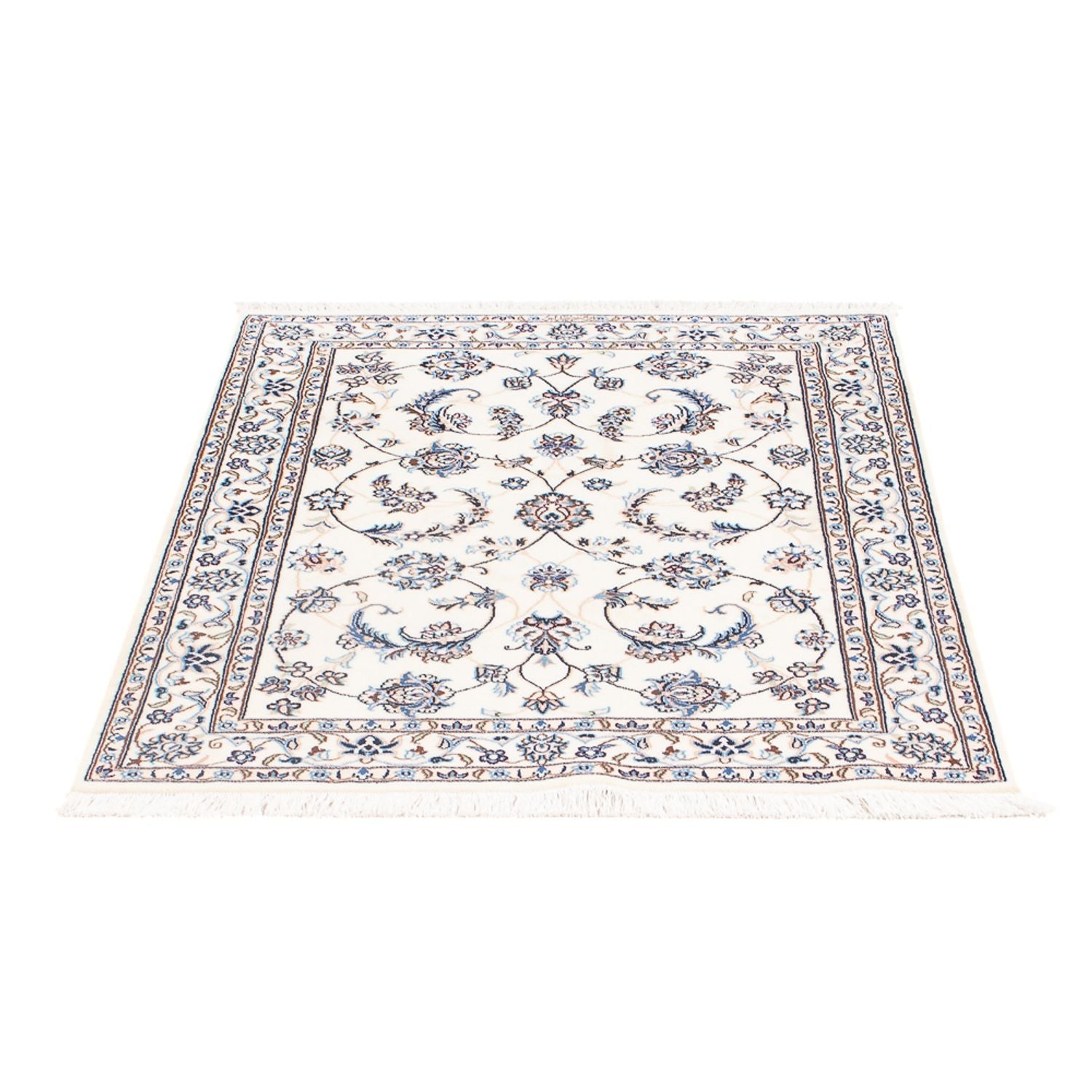 Perserteppich - Nain - Premium - 101 x 71 cm - creme