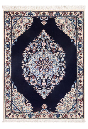 Perserteppich - Nain - Premium - 75 x 50 cm - hellblau