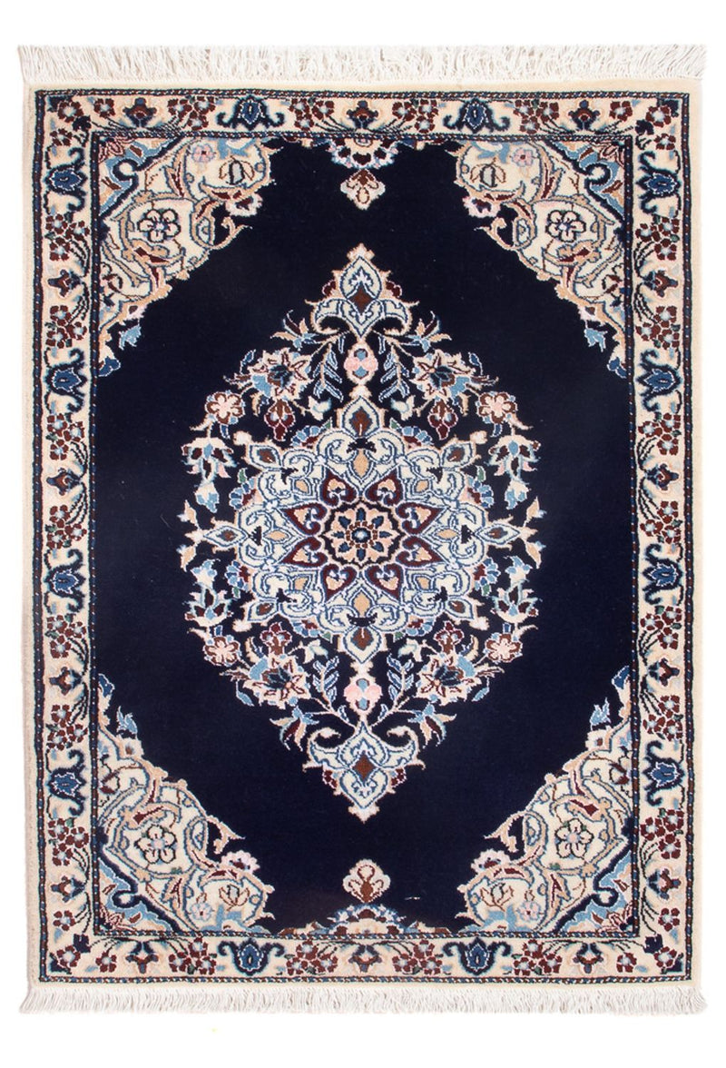 Perserteppich - Nain - Premium - 75 x 50 cm - hellblau
