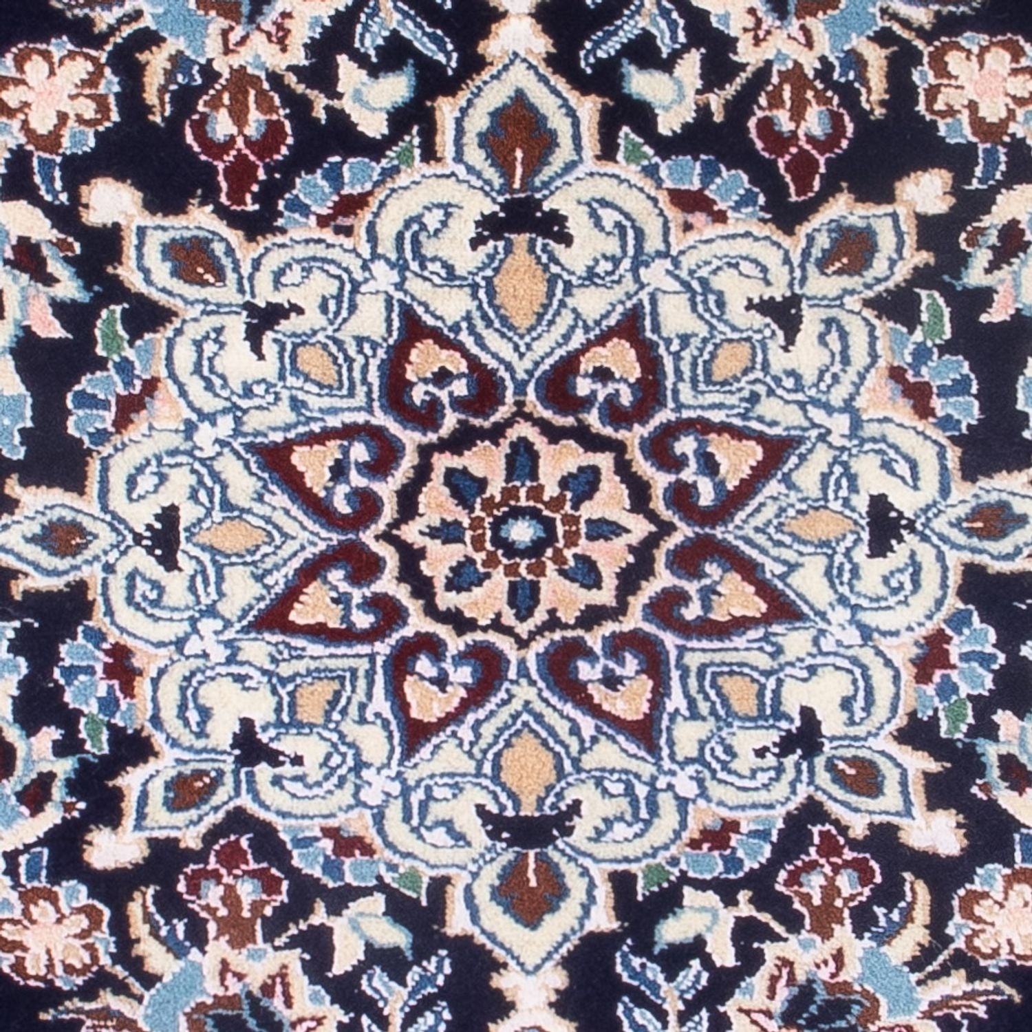 Perserteppich - Nain - Premium - 75 x 50 cm - hellblau