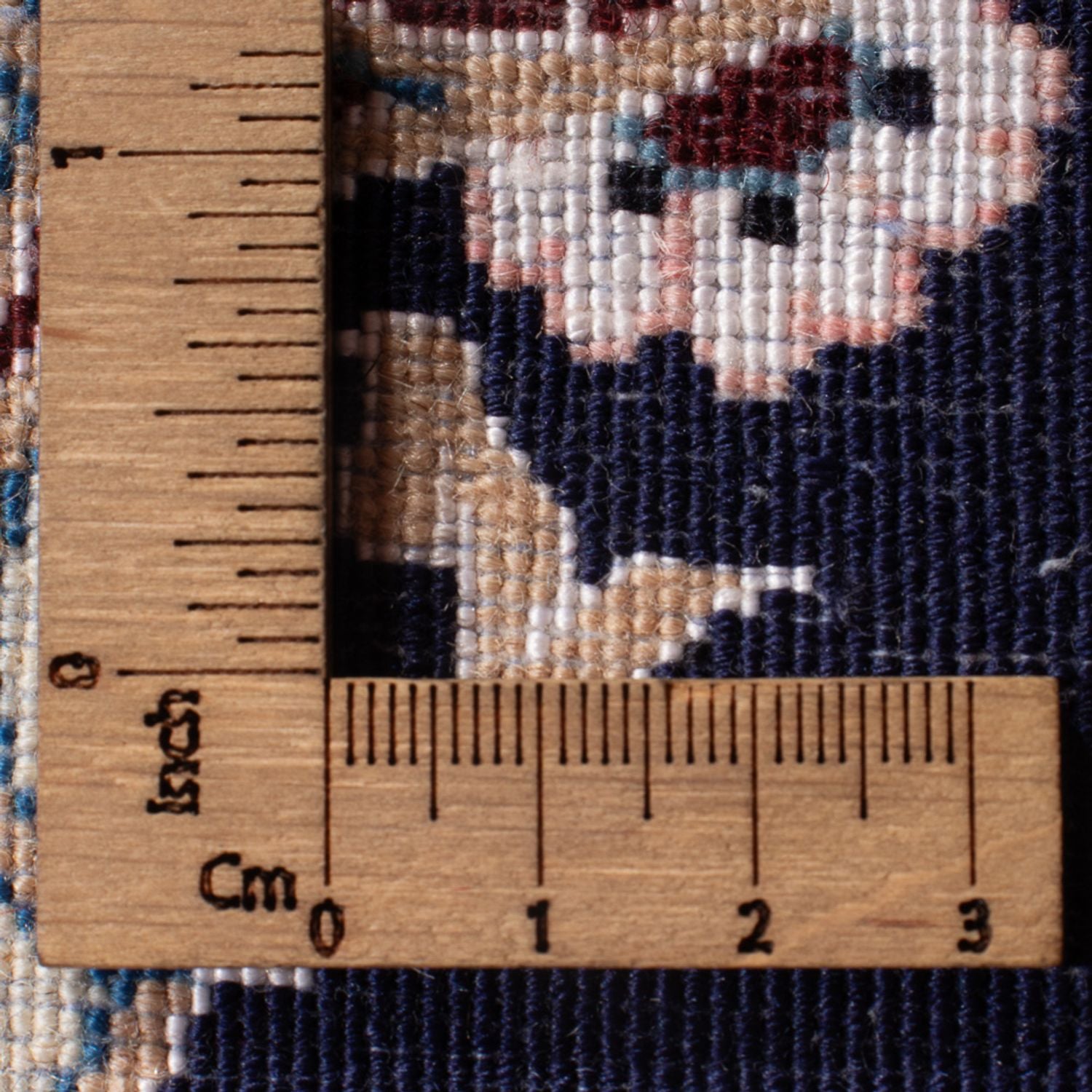 Perserteppich - Nain - Premium - 75 x 50 cm - hellblau