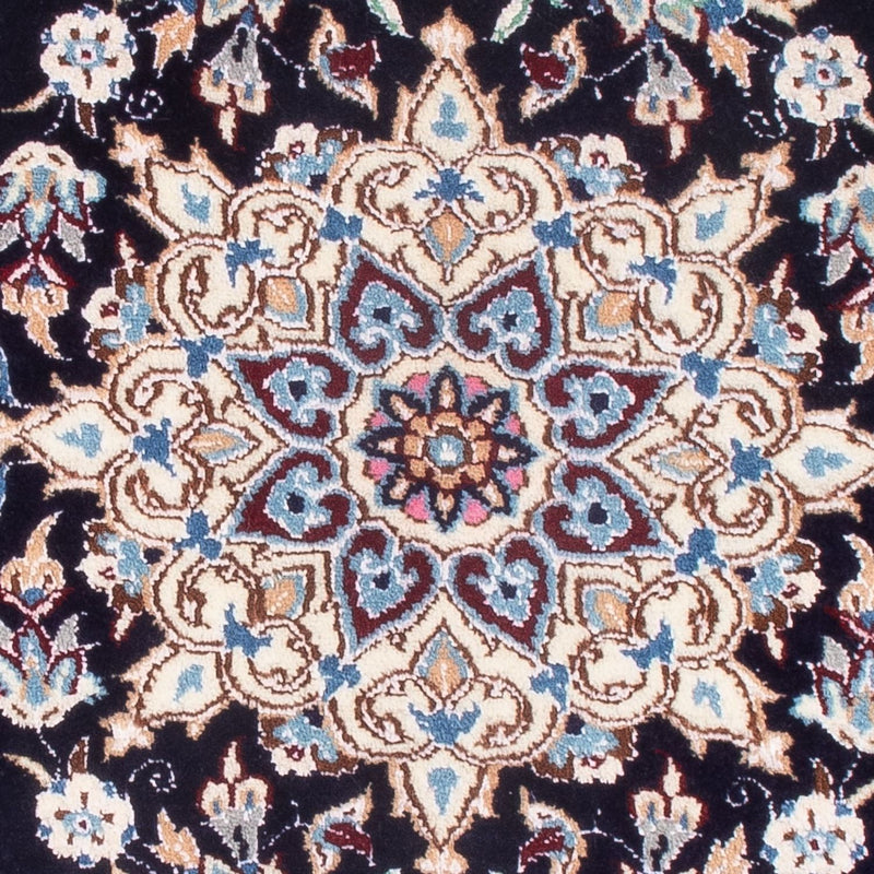 Perserteppich - Nain - Premium - 76 x 50 cm - dunkelblau