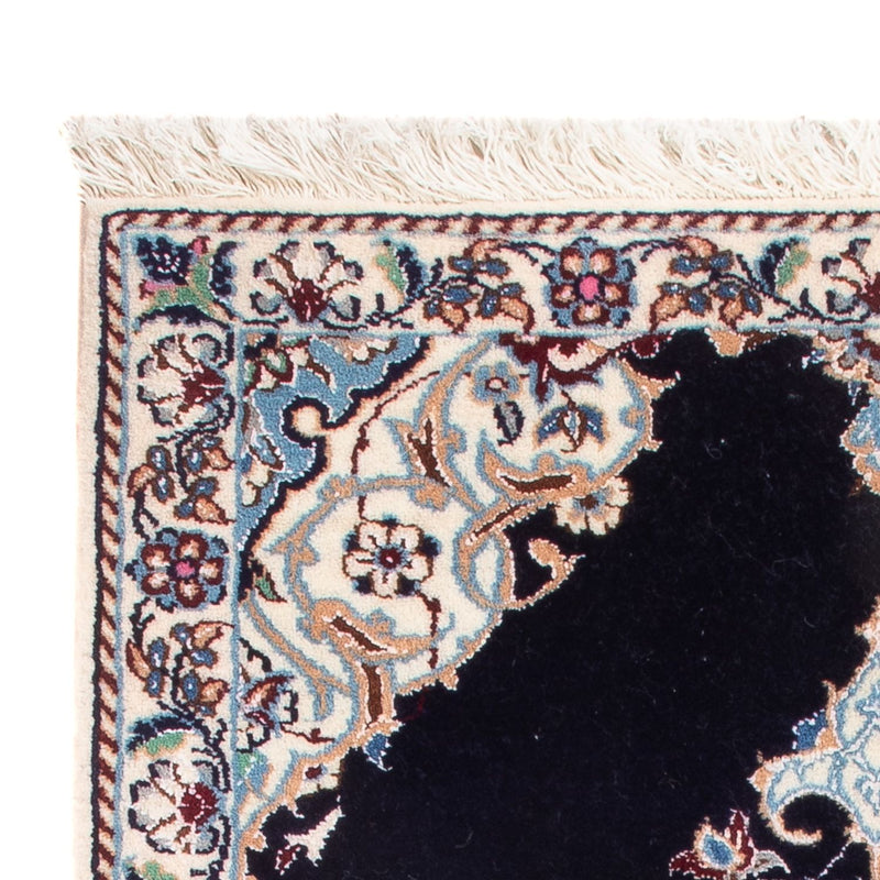 Perserteppich - Nain - Premium - 76 x 50 cm - dunkelblau