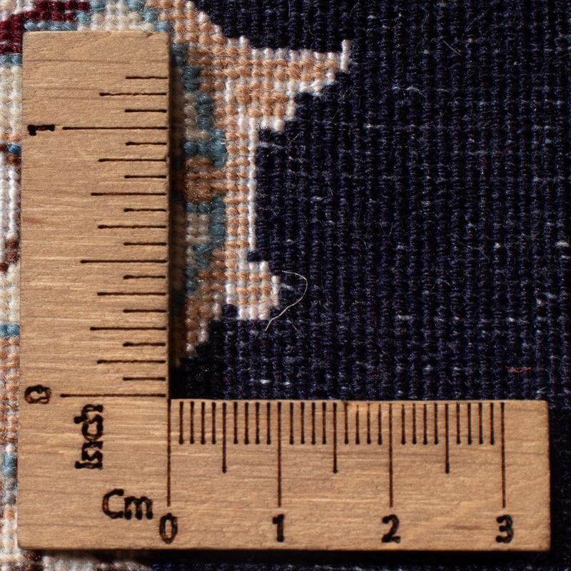 Perserteppich - Nain - Premium - 76 x 50 cm - dunkelblau