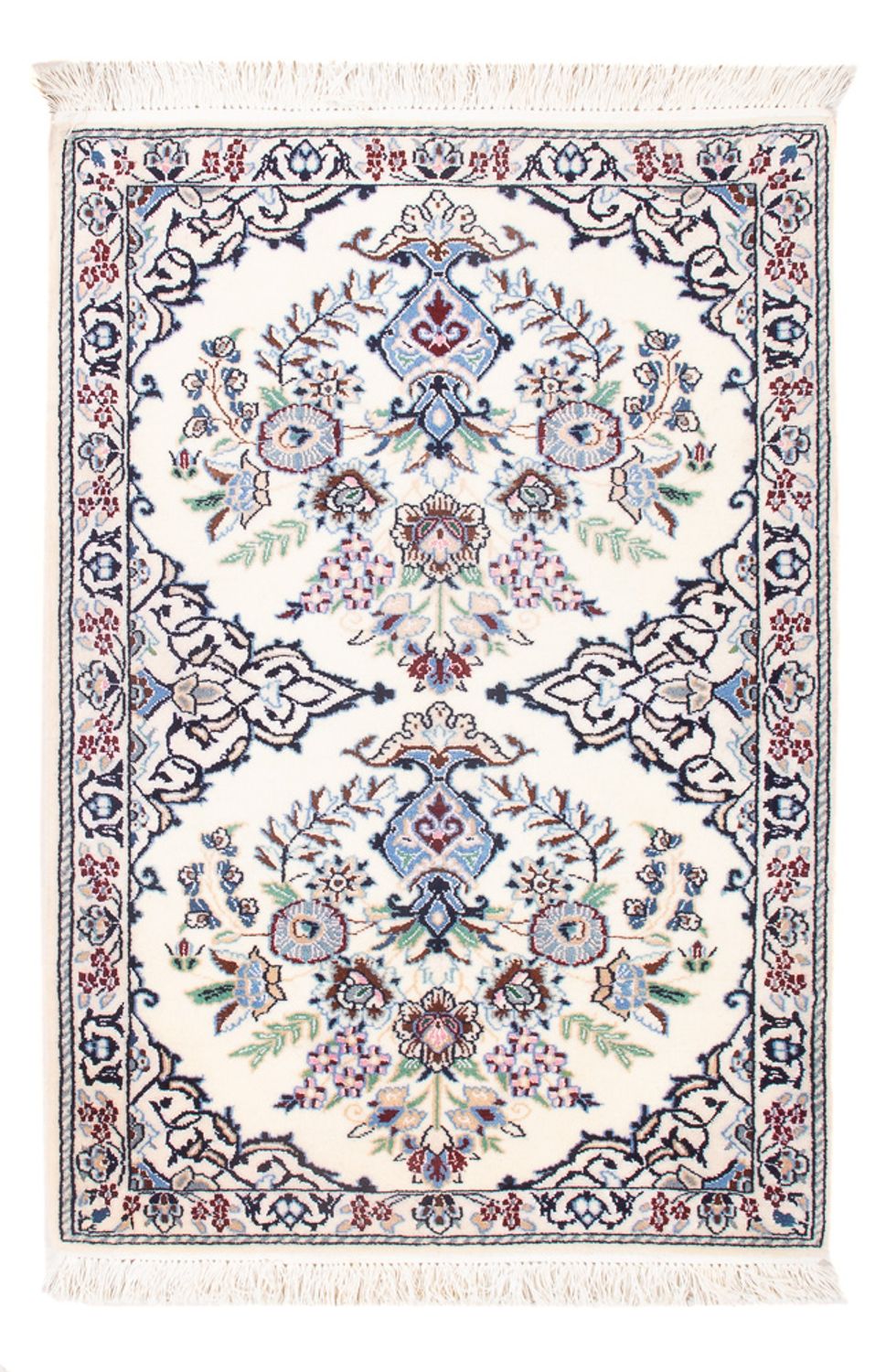 Perserteppich - Nain - Premium - 80 x 50 cm - creme