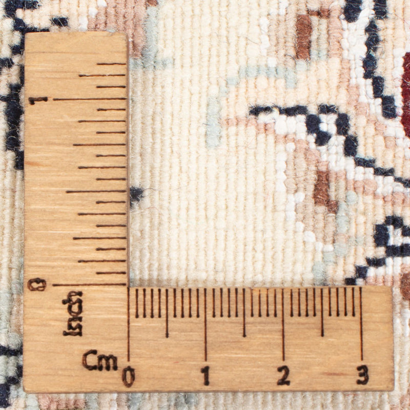 Perserteppich - Nain - Premium rund  - 105 x 104 cm - dunkelblau