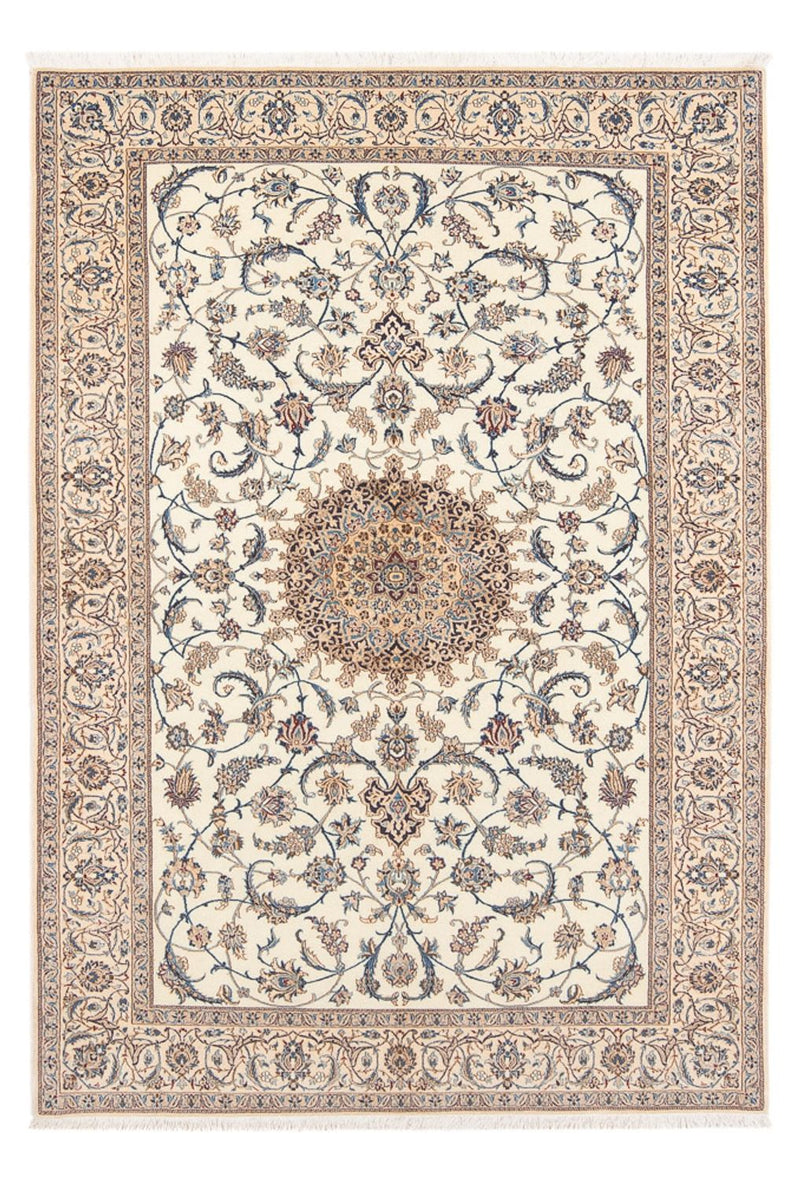 Perserteppich - Nain - Premium - 203 x 127 cm - hellbeige