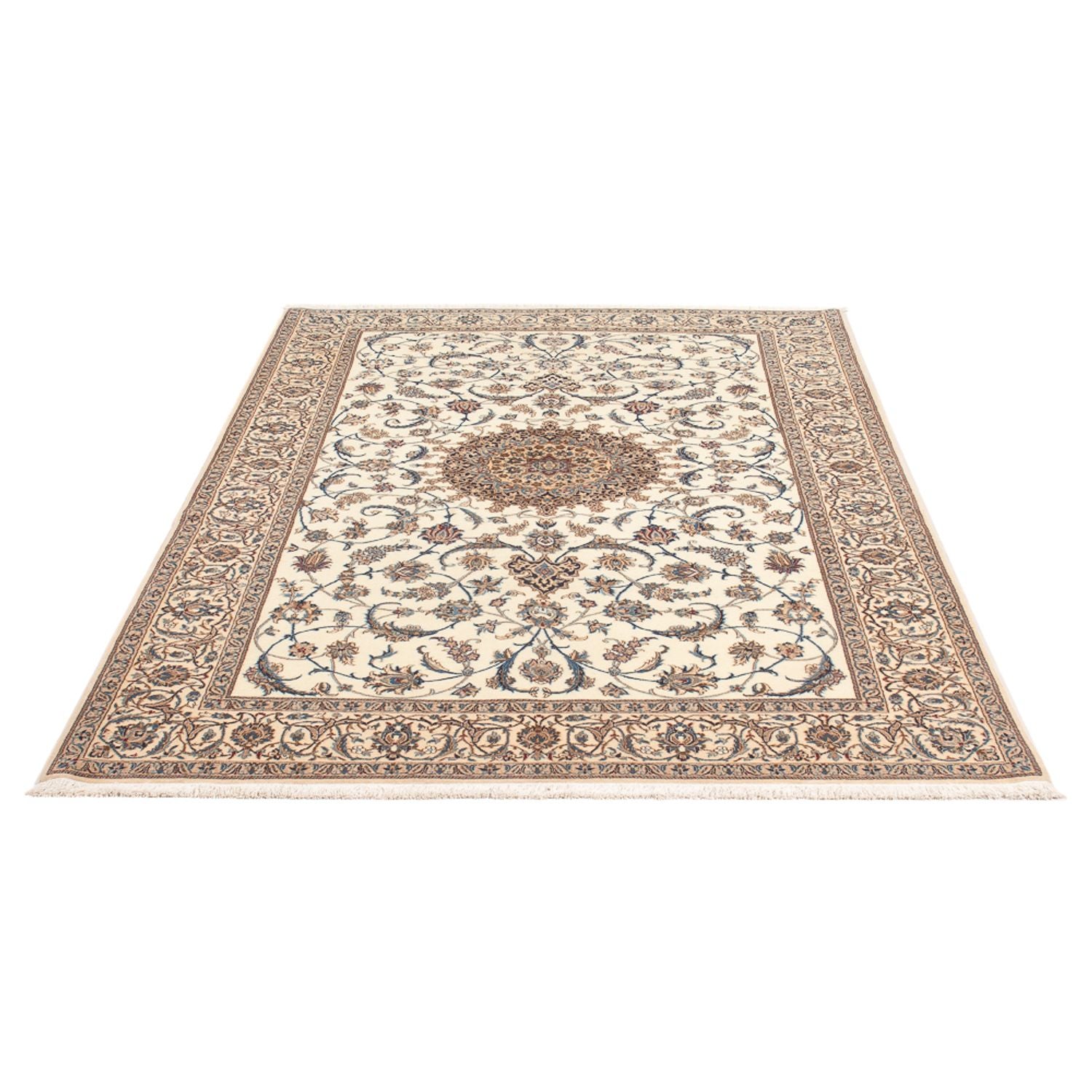 Perserteppich - Nain - Premium - 203 x 127 cm - hellbeige