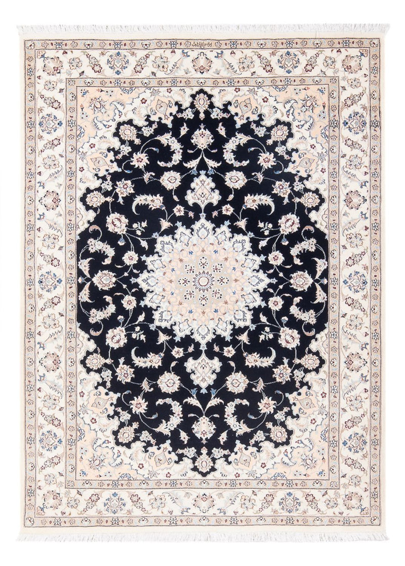 Perserteppich - Nain - Premium - 160 x 110 cm - dunkelblau