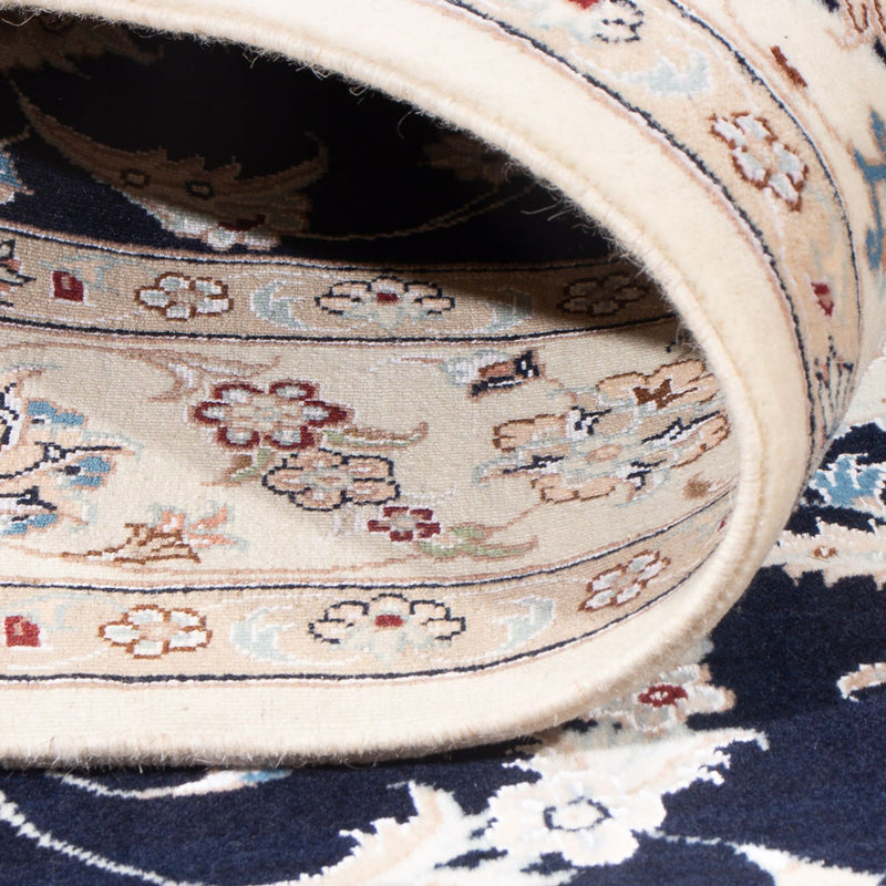 Perserteppich - Nain - Premium - 160 x 110 cm - dunkelblau