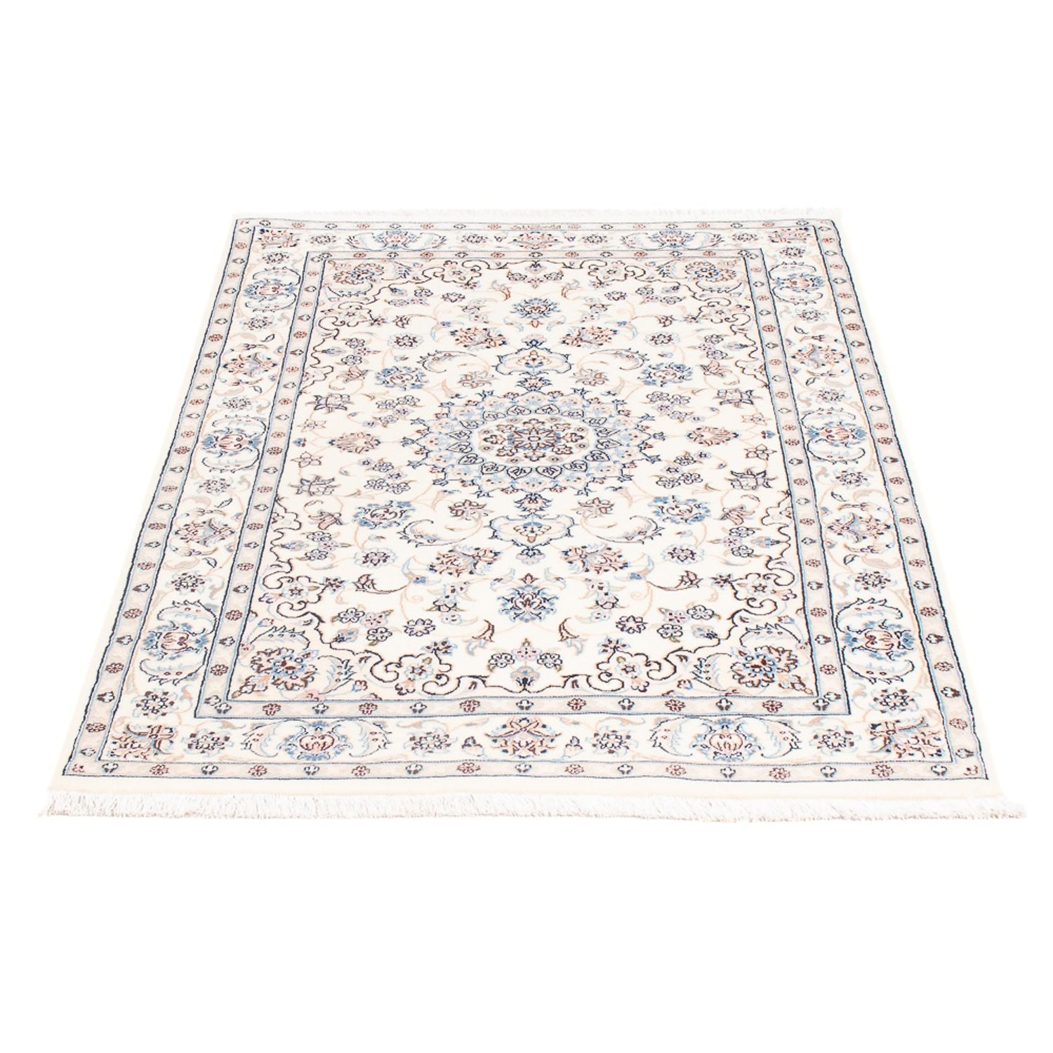 Perserteppich - Nain - Premium - 133 x 81 cm - creme