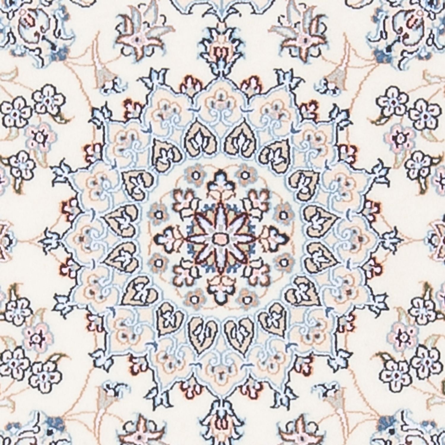 Perserteppich - Nain - Premium - 132 x 80 cm - creme
