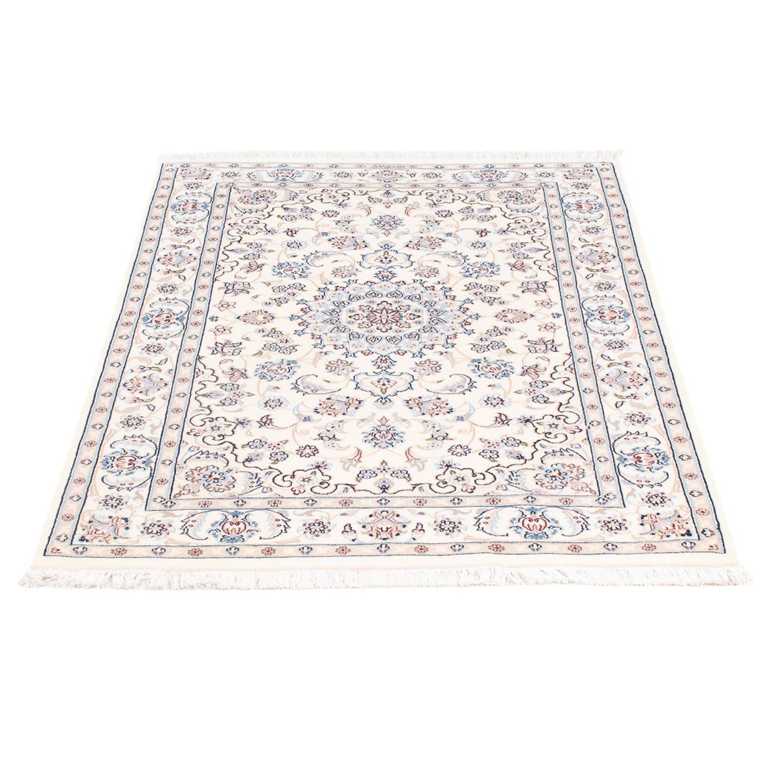 Perserteppich - Nain - Premium - 132 x 80 cm - creme