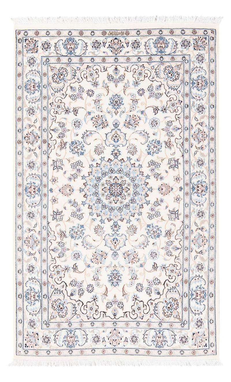 Perserteppich - Nain - Premium - 132 x 81 cm - creme