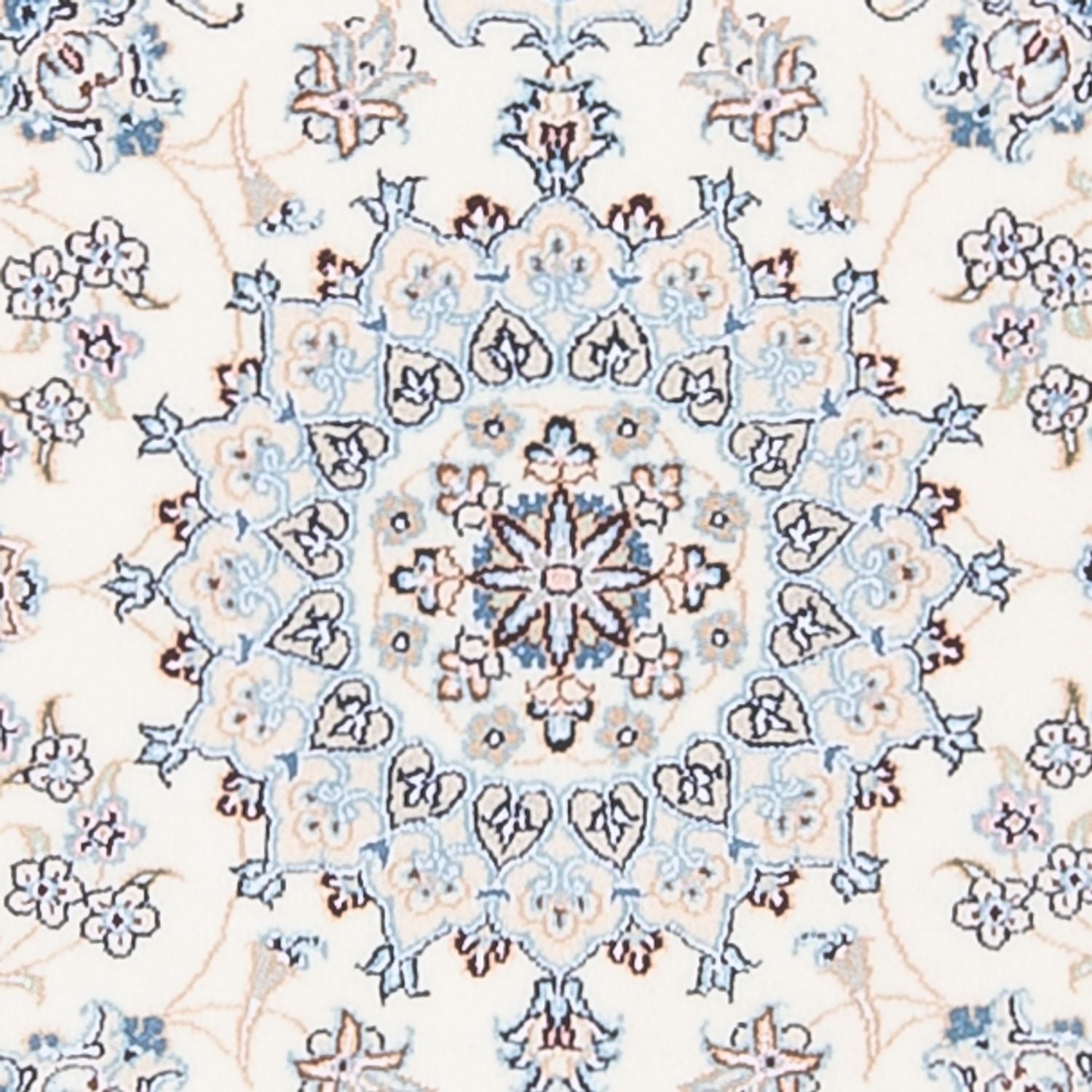Perserteppich - Nain - Premium - 132 x 81 cm - creme