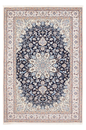 Perserteppich - Nain - Premium - 198 x 130 cm - dunkelblau