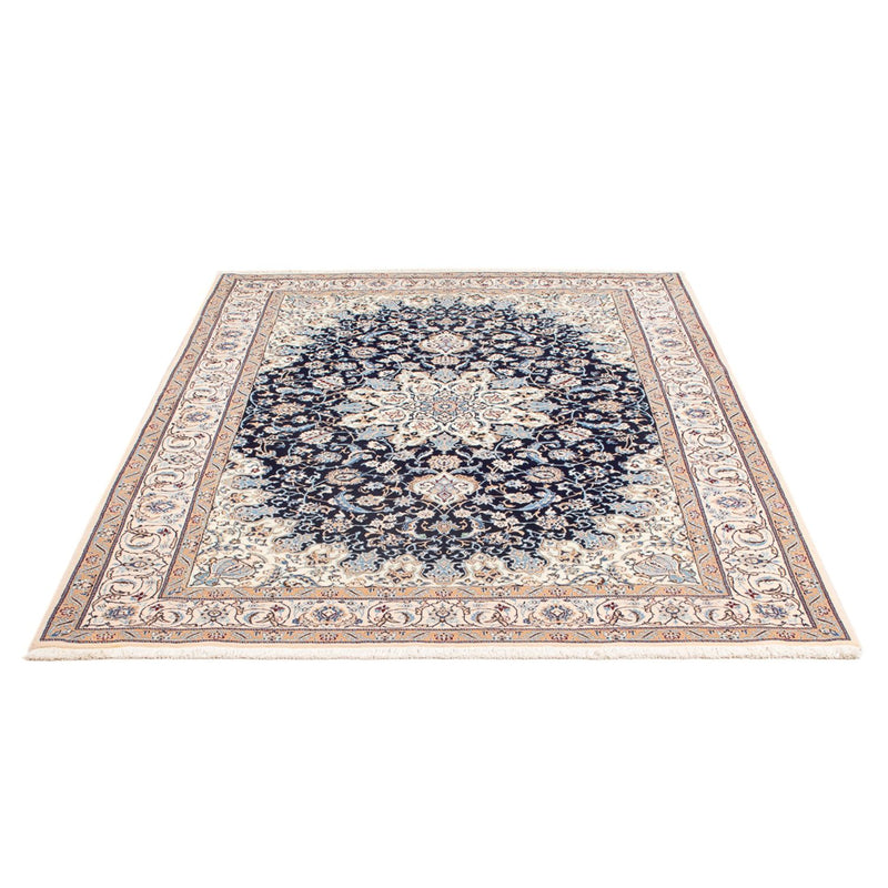 Perserteppich - Nain - Premium - 198 x 130 cm - dunkelblau