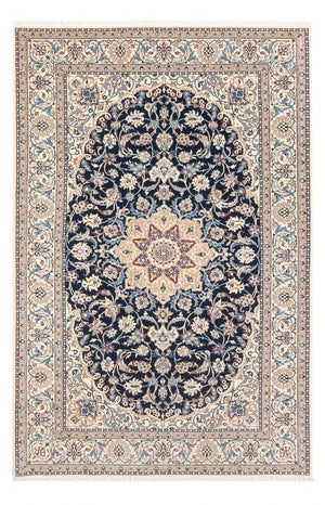 Perserteppich - Nain - Premium - 196 x 133 cm - dunkelblau