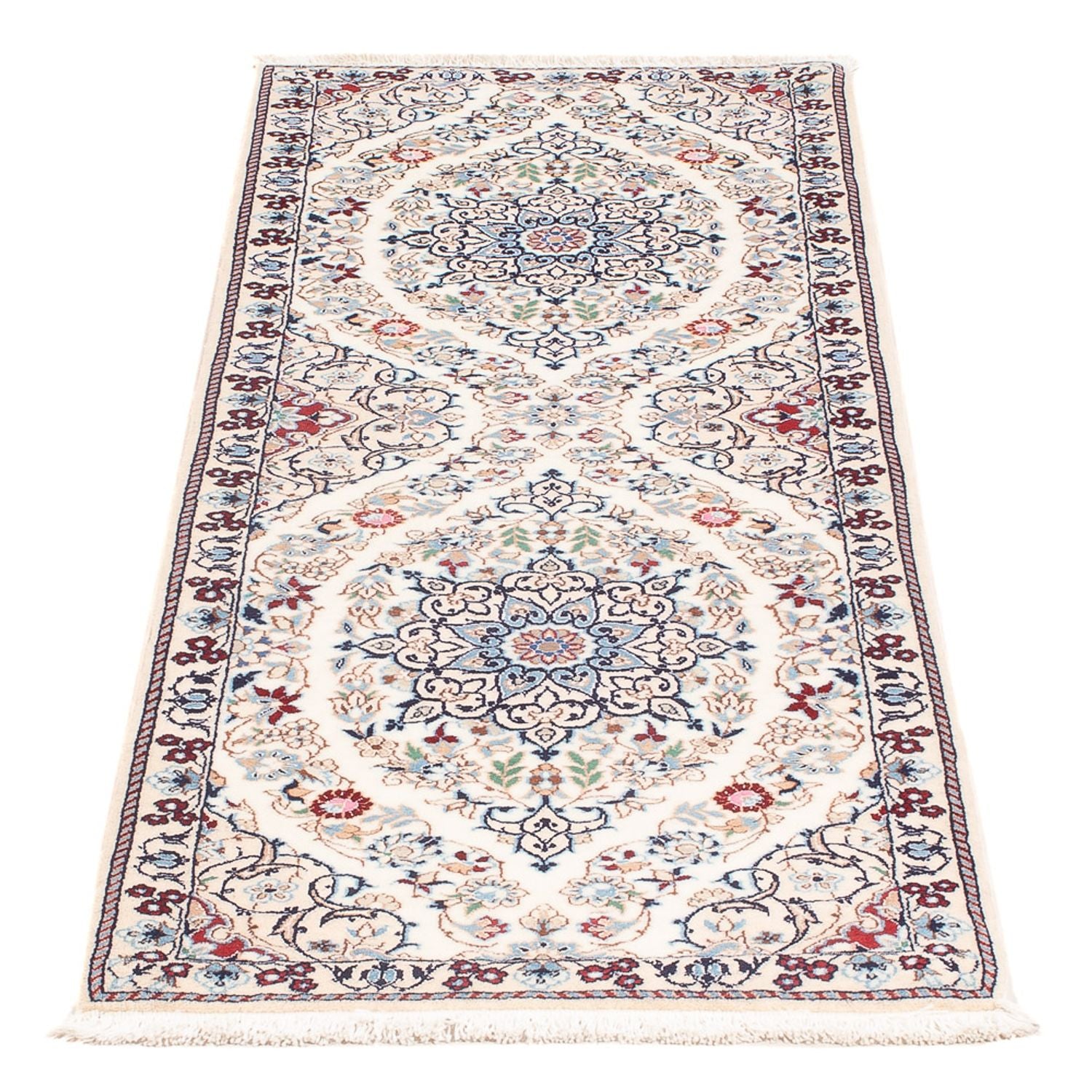 Läufer Perser - Nain - Premium - 140 x 48 cm - creme