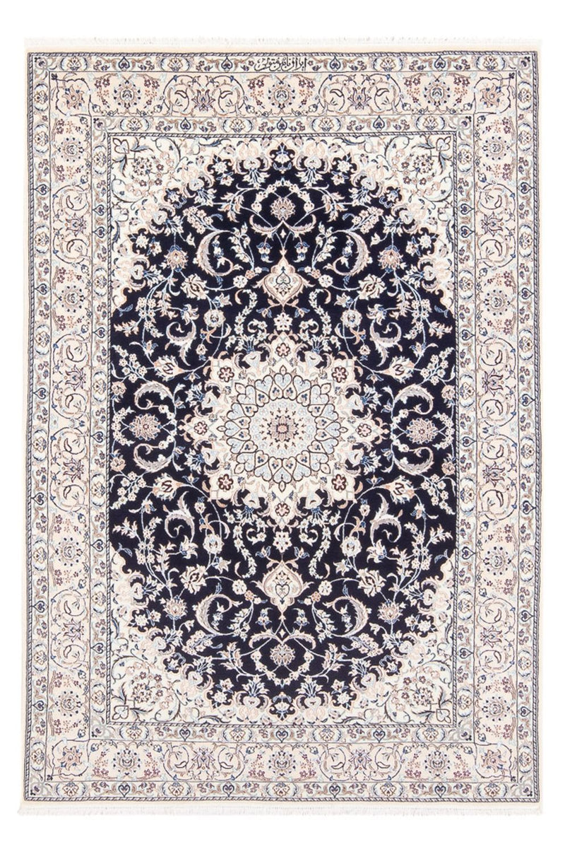 Perserteppich - Nain - Premium - 175 x 128 cm - dunkelblau