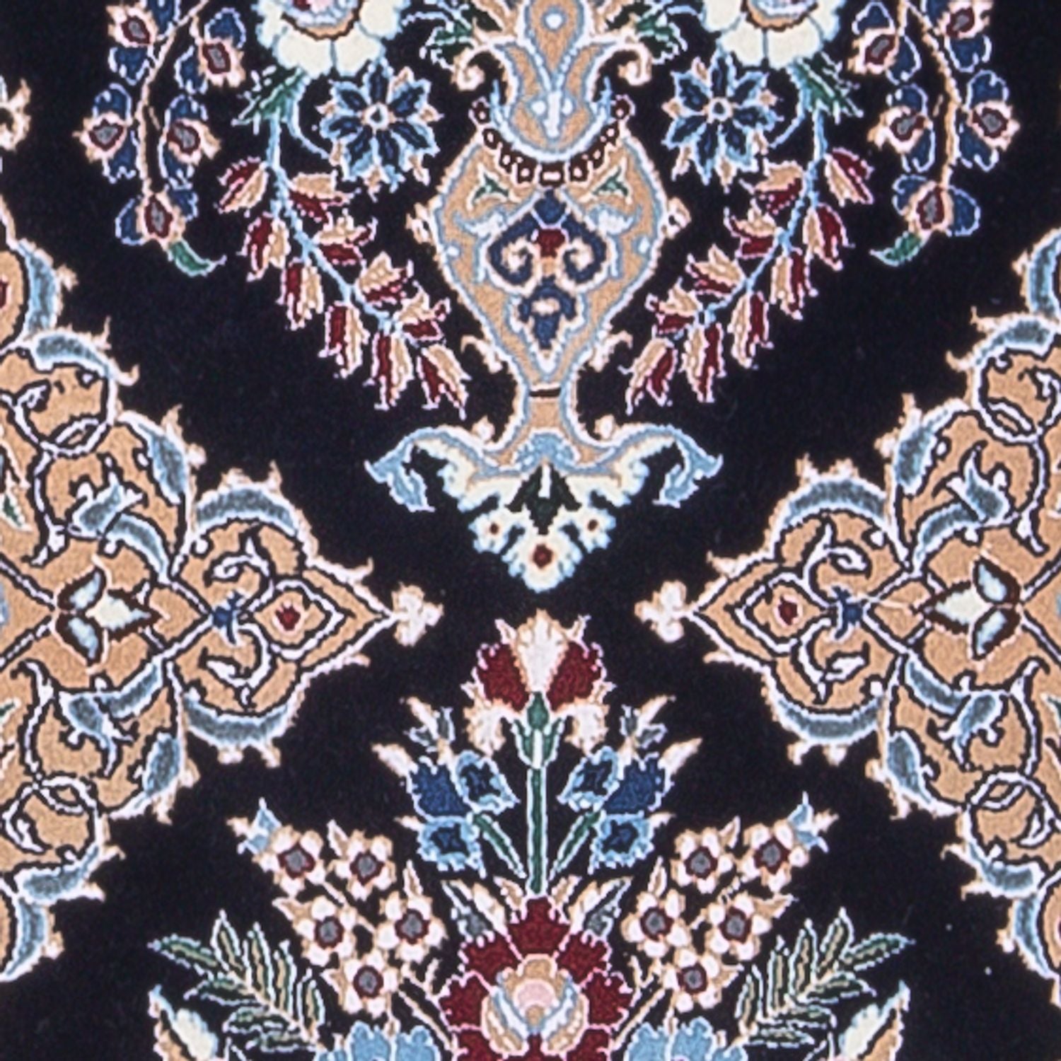 Läufer Perser - Nain - Premium - 230 x 47 cm - dunkelblau
