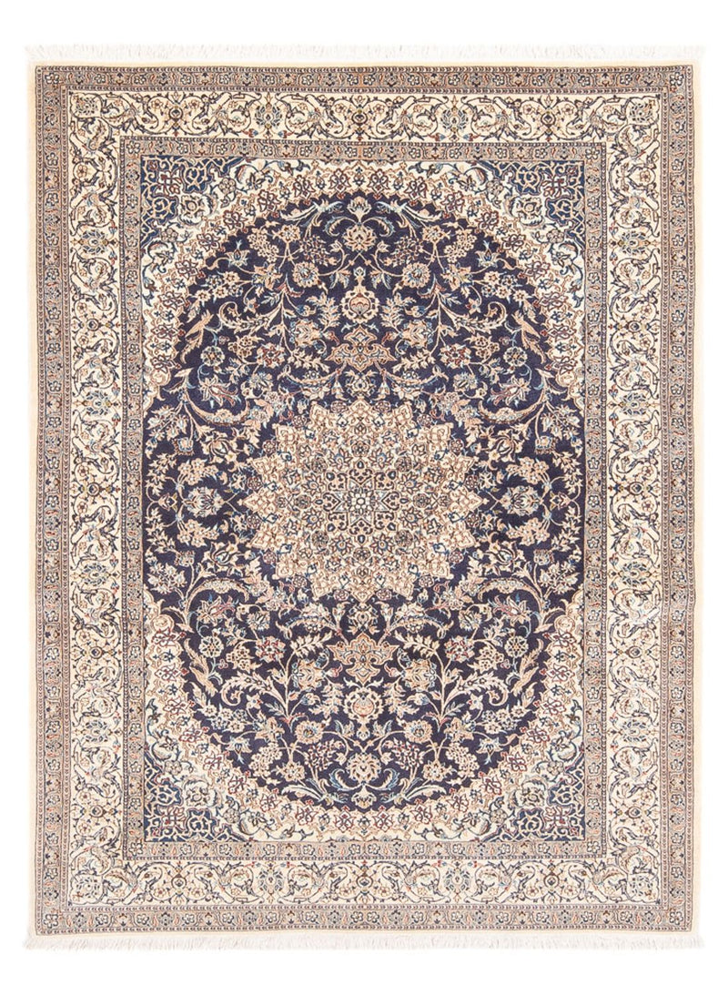Perserteppich - Nain - Premium - 188 x 130 cm - dunkelblau