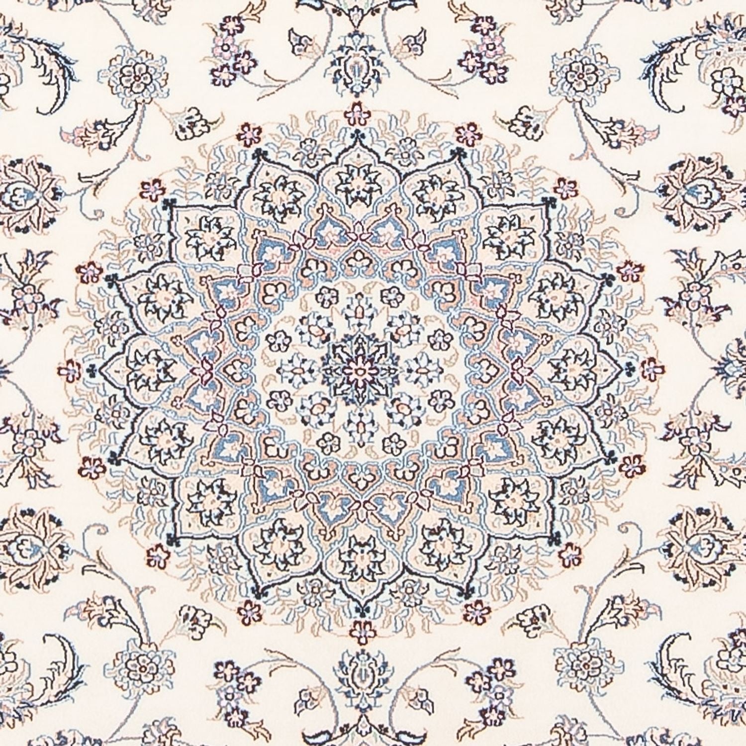 Perserteppich - Nain - Premium - 208 x 130 cm - creme