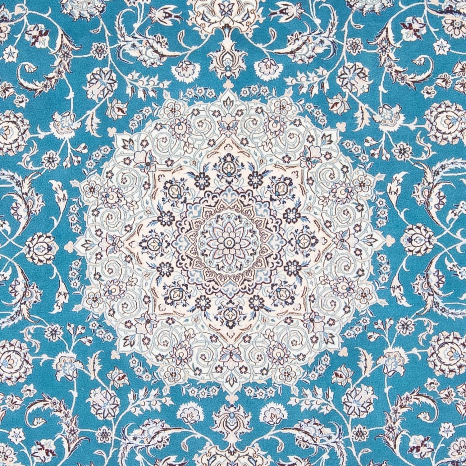 Perserteppich - Nain - Premium - 308 x 208 cm - blau