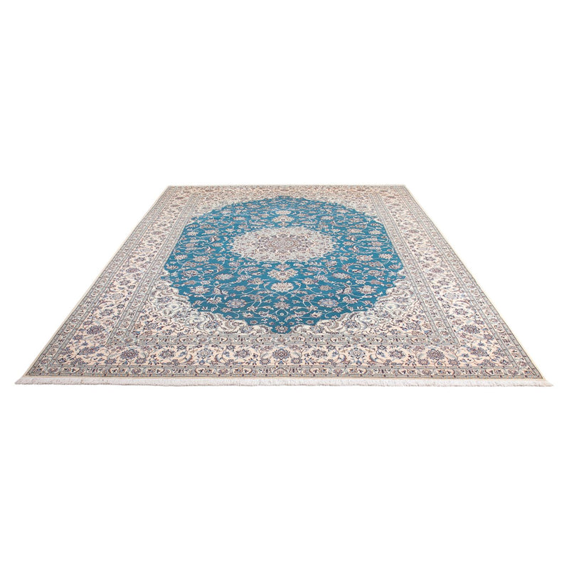 Perserteppich - Nain - Premium - 308 x 208 cm - blau