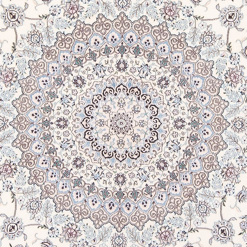 Perserteppich - Nain - Premium rund  - 247 x 247 cm - creme