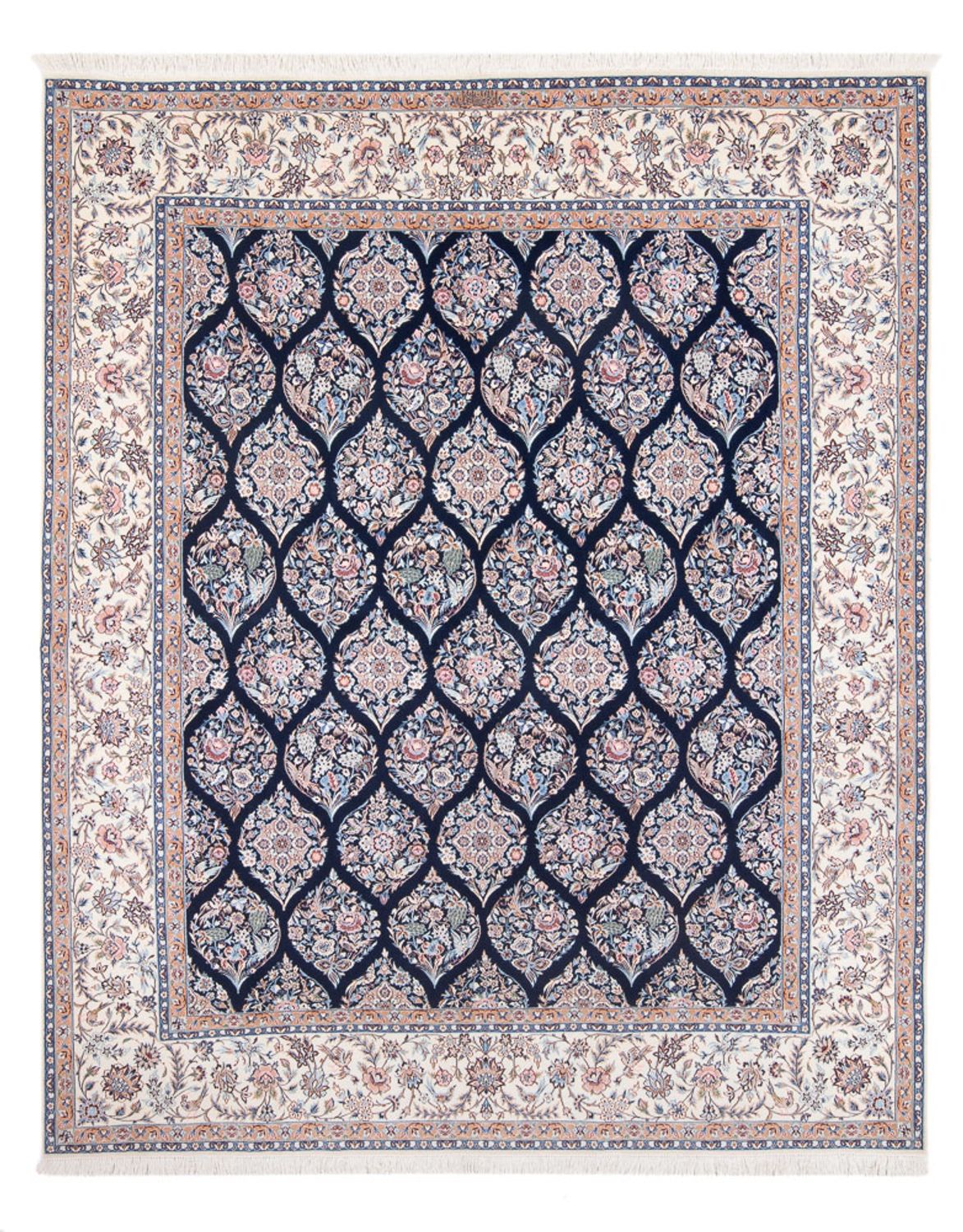 Perserteppich - Nain - Premium - 255 x 204 cm - dunkelblau