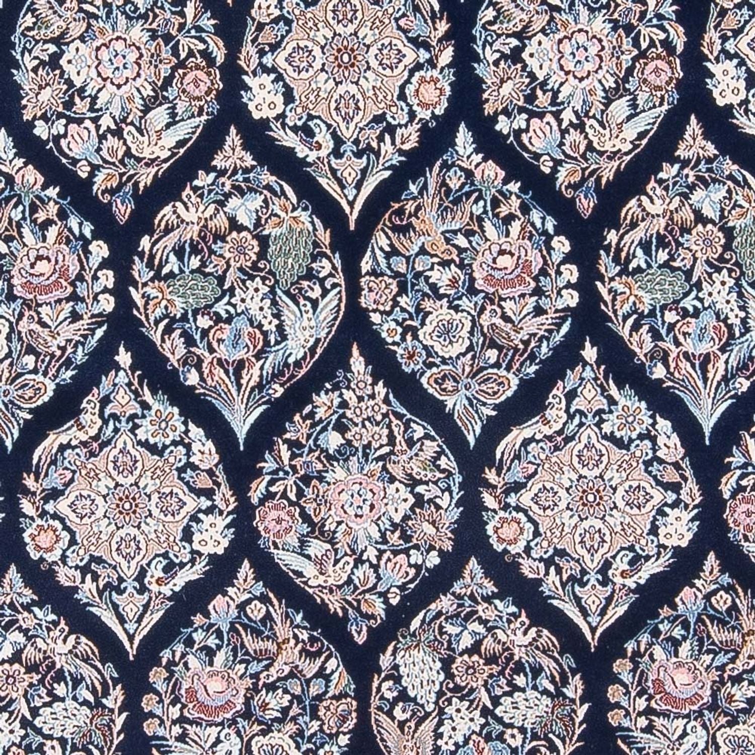 Perserteppich - Nain - Premium - 255 x 204 cm - dunkelblau