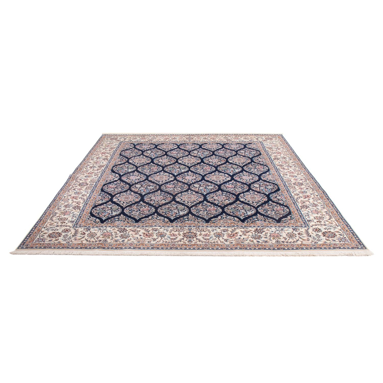 Perserteppich - Nain - Premium - 255 x 204 cm - dunkelblau