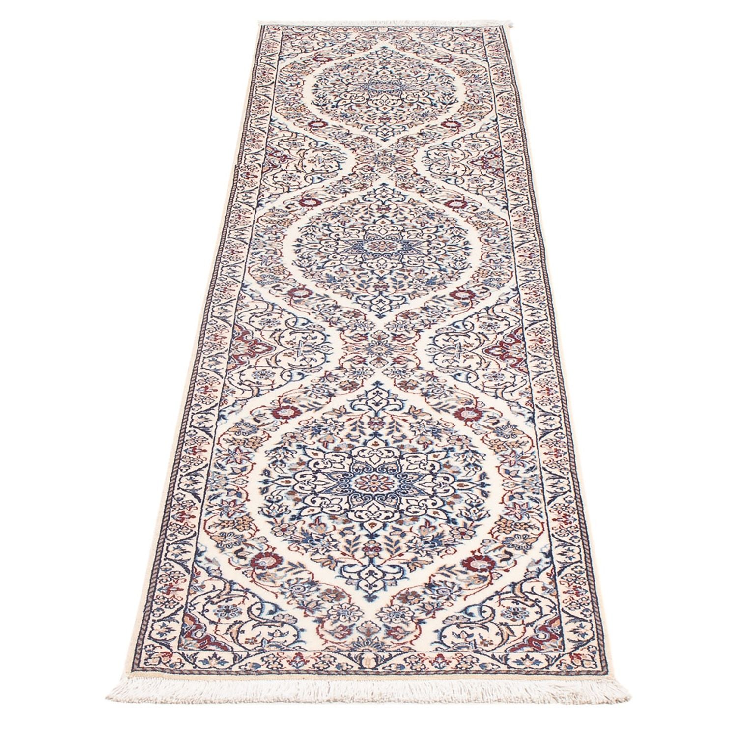 Läufer Perser - Nain - Premium - 208 x 49 cm - dunkelbeige