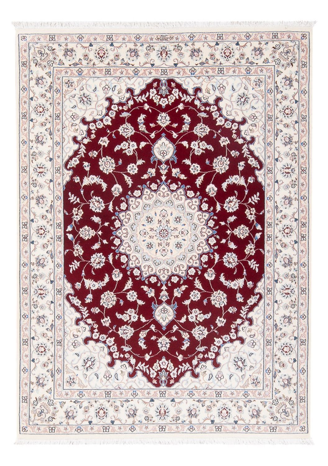 Perserteppich - Nain - Premium - 157 x 108 cm - rot