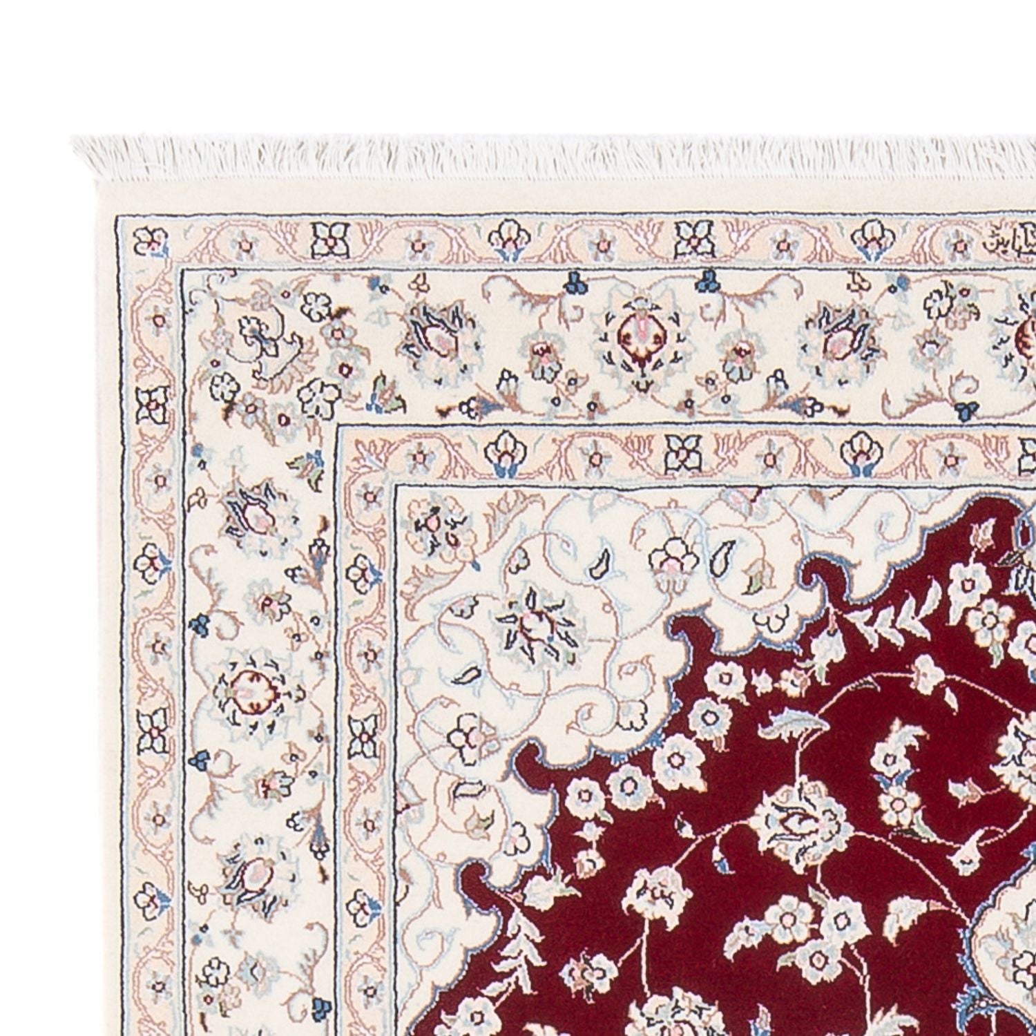 Perserteppich - Nain - Premium - 157 x 108 cm - rot