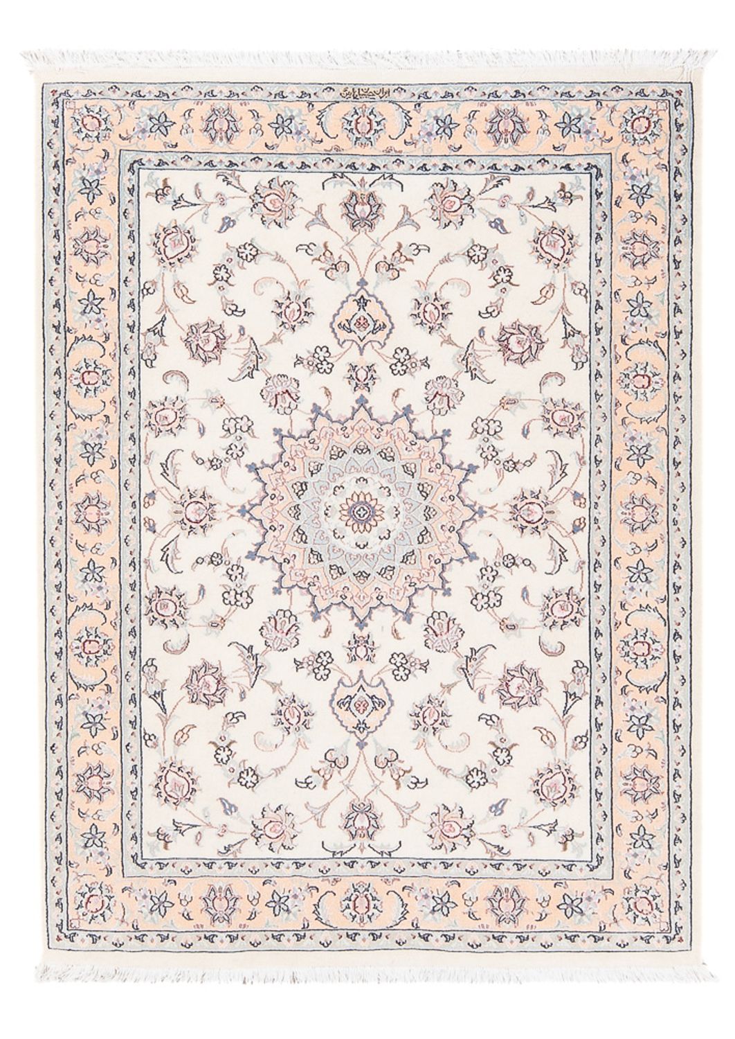Perserteppich - Nain - Premium - 119 x 83 cm - creme
