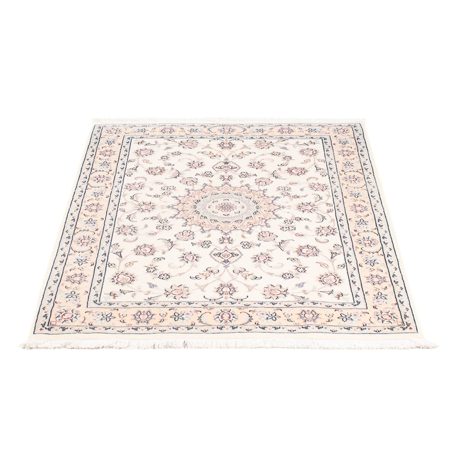 Perserteppich - Nain - Premium - 119 x 83 cm - creme