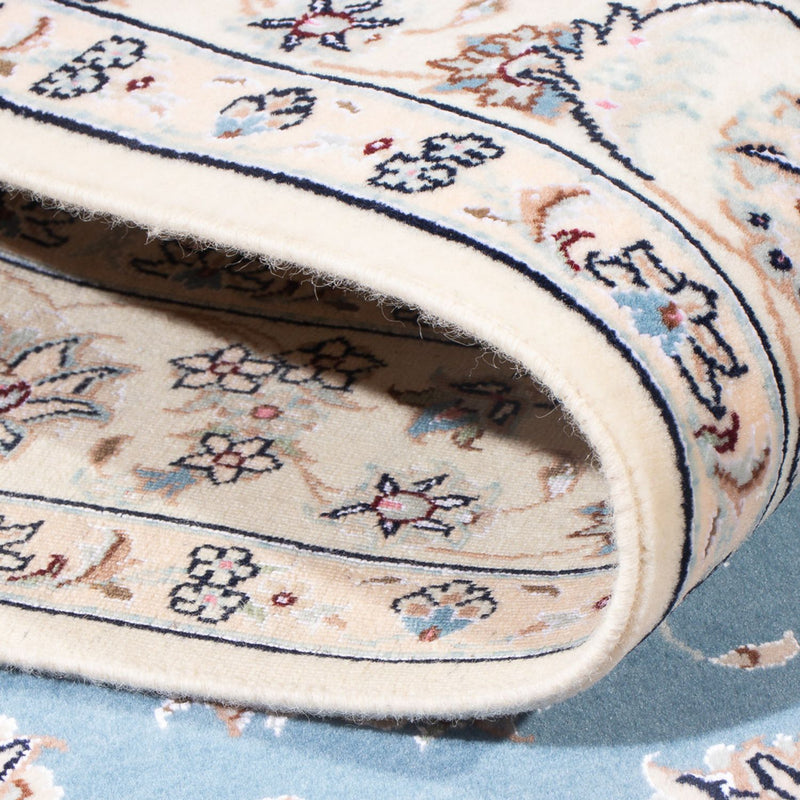 Perserteppich - Nain - Premium - 160 x 108 cm - blau