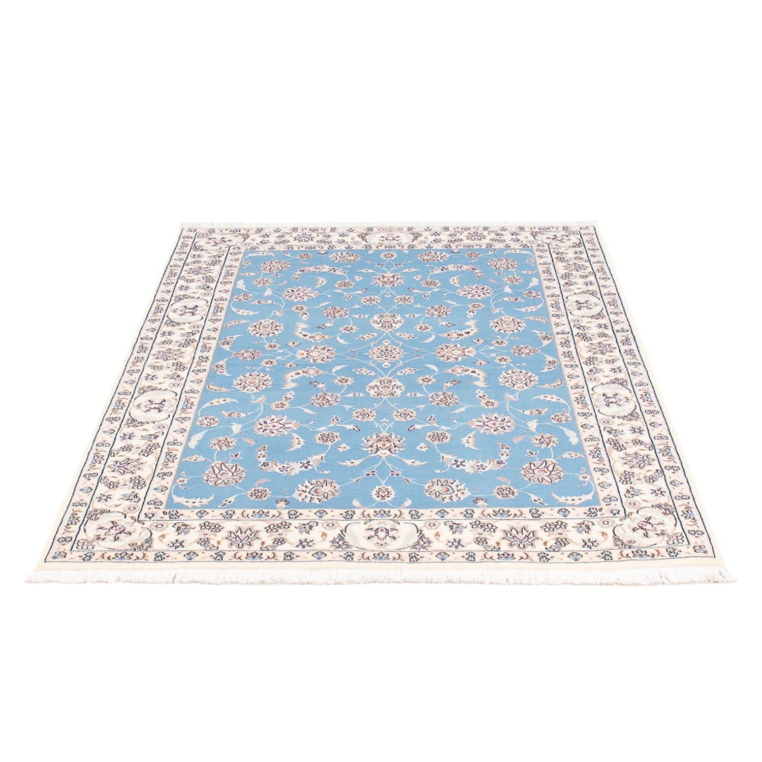 Perserteppich - Nain - Premium - 160 x 108 cm - blau