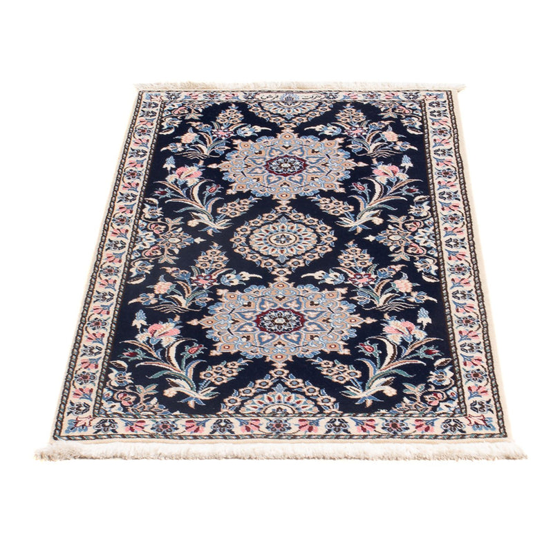 Perserteppich - Nain - Premium - 112 x 57 cm - dunkelblau