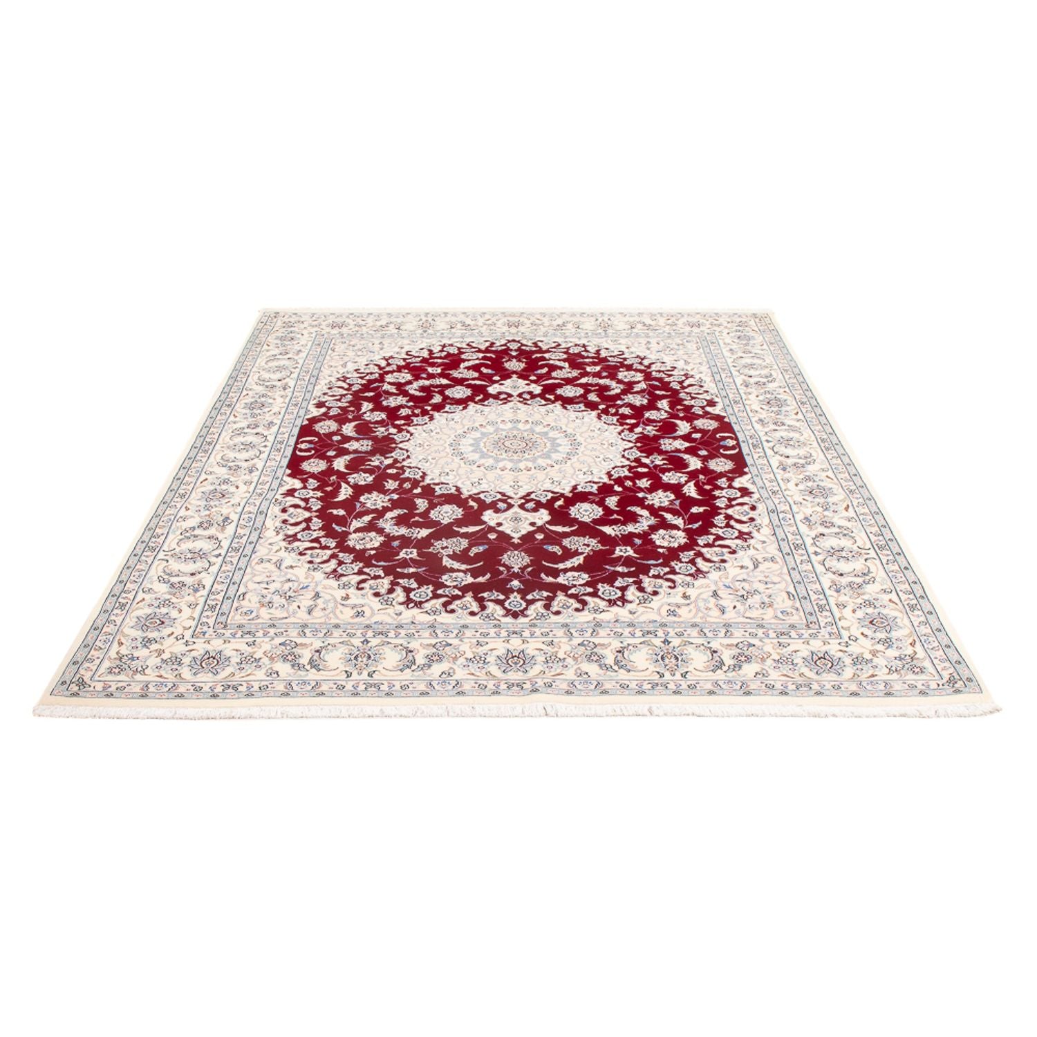 Perserteppich - Nain - Premium - 206 x 151 cm - rot