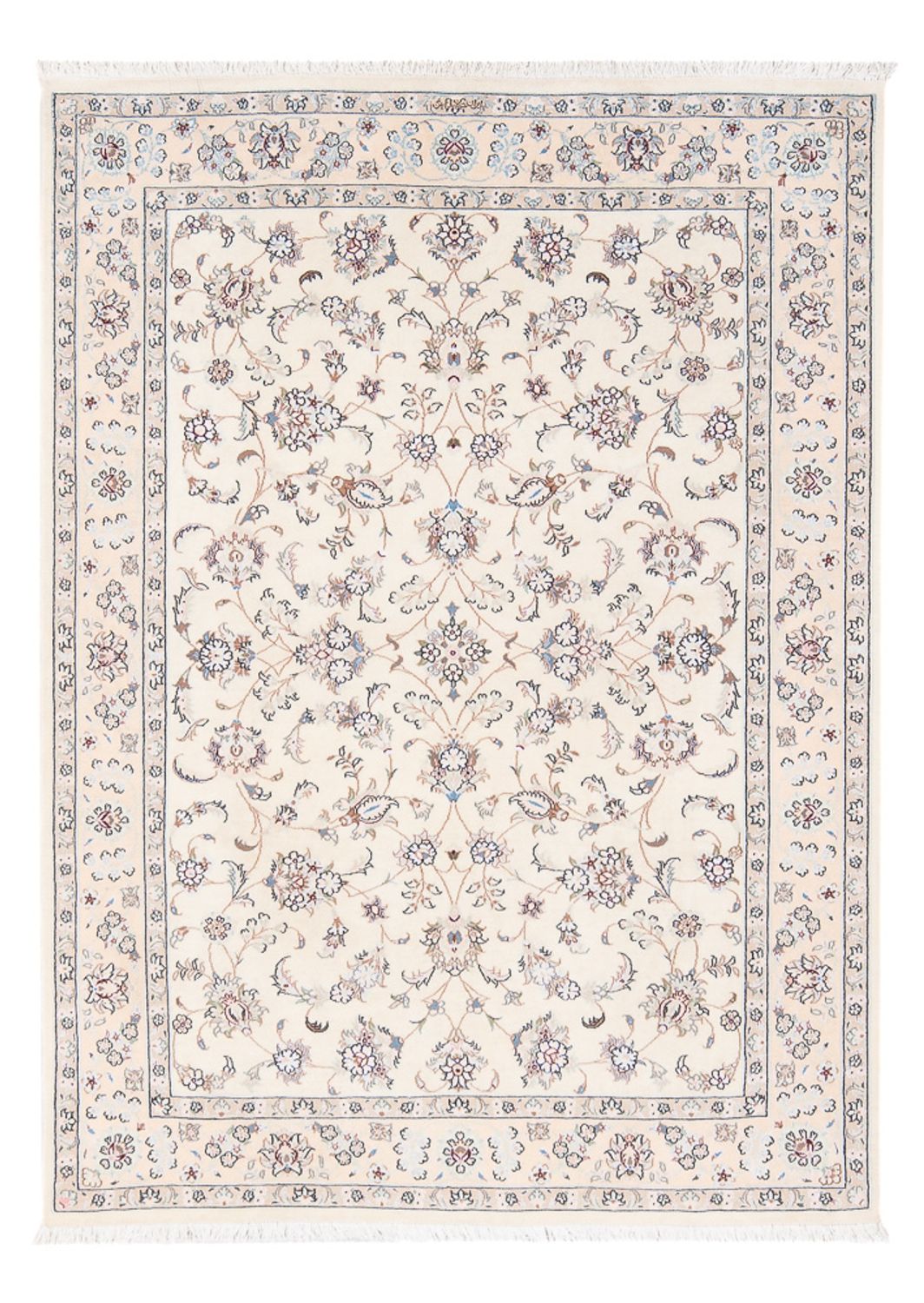 Perserteppich - Nain - Premium - 156 x 109 cm - creme
