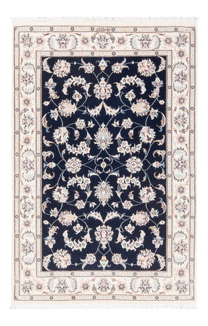 Perserteppich - Nain - Premium - 120 x 81 cm - dunkelblau