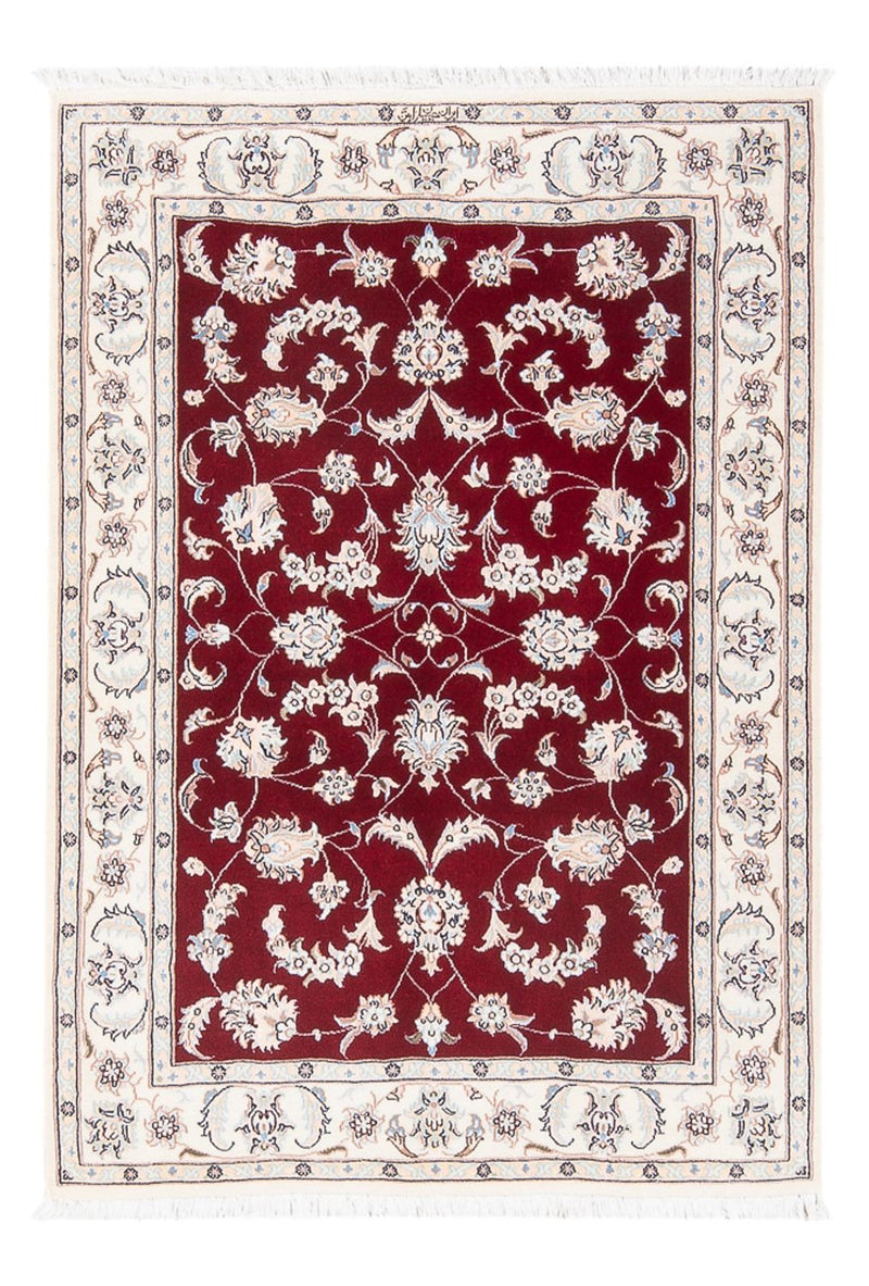 Perserteppich - Nain - Premium - 118 x 83 cm - rot