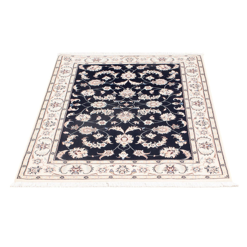 Perserteppich - Nain - Premium - 123 x 81 cm - dunkelblau