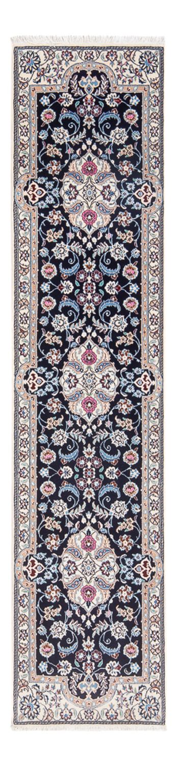 Läufer Perser - Nain - Premium - 197 x 48 cm - dunkelblau