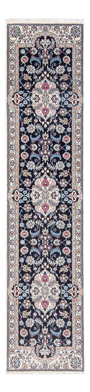 Läufer Perser - Nain - Premium - 197 x 48 cm - dunkelblau